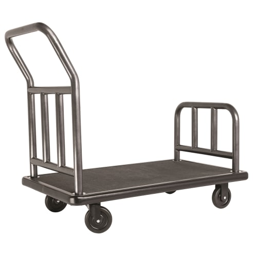 Coastal Utility Cart, 25"W x 42"H x 43"L, Stainless Steel with Rust Resistant Coating